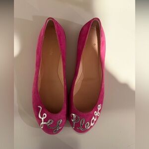 Kate Spade “Yes Please” Ballet Flats